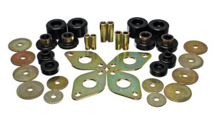 Toyota Pickup Body Mount Set - Energy Suspension - Hyper-Flex Polyurethane - Black - `01-`04
